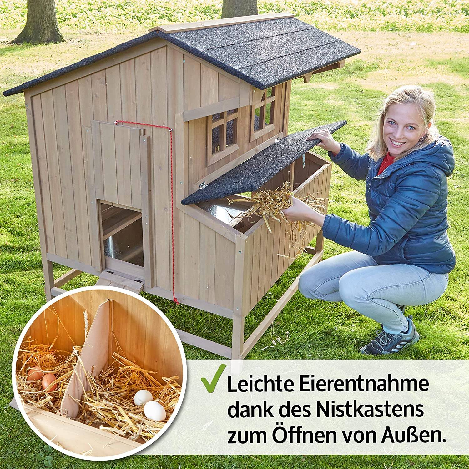 Hühnerstall für 2 Hühner